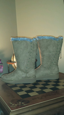 Women's Rampage Ram-Perie boots Camel Micro Suede Brand New in Box