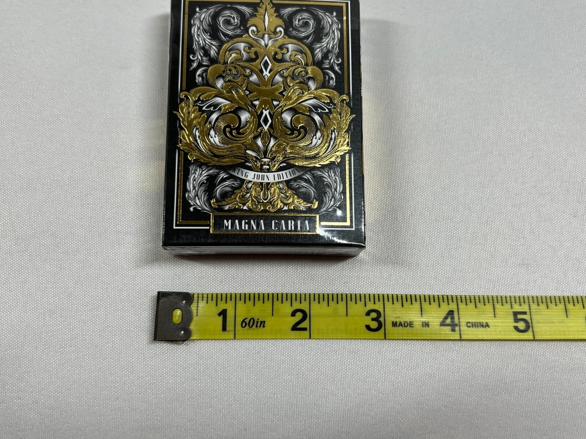 MAGNA CARTA SILVER GILDED EDITION #736/800 POKER PLAYING CARDS
