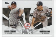  2023 Topps Series 1 One-Two Punch Roger Clemens Mike Mussina #12P-21