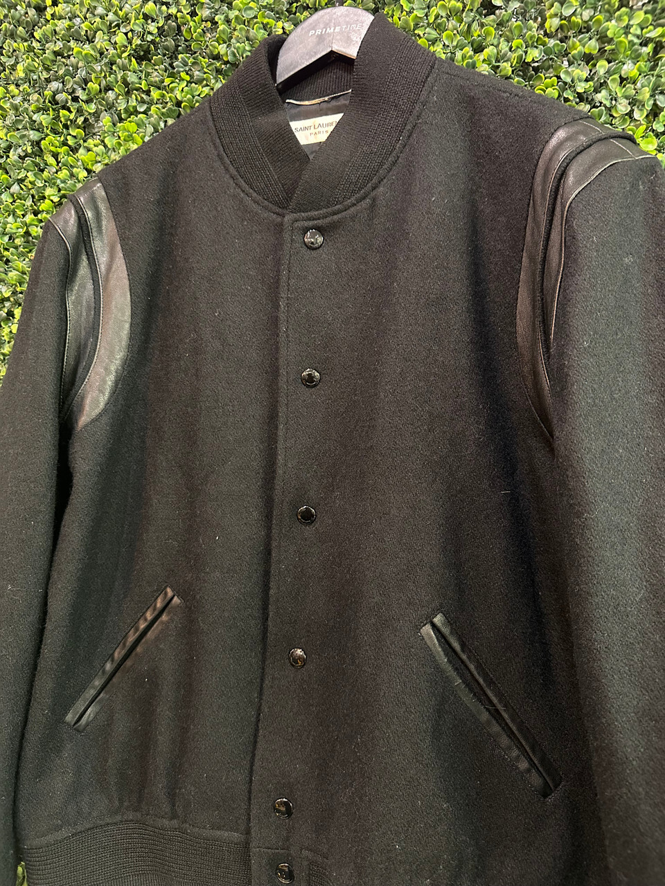 SAINT LAURENT Giacca Bomber YSL Teddy Taglia XXL Yves Saint Lauren