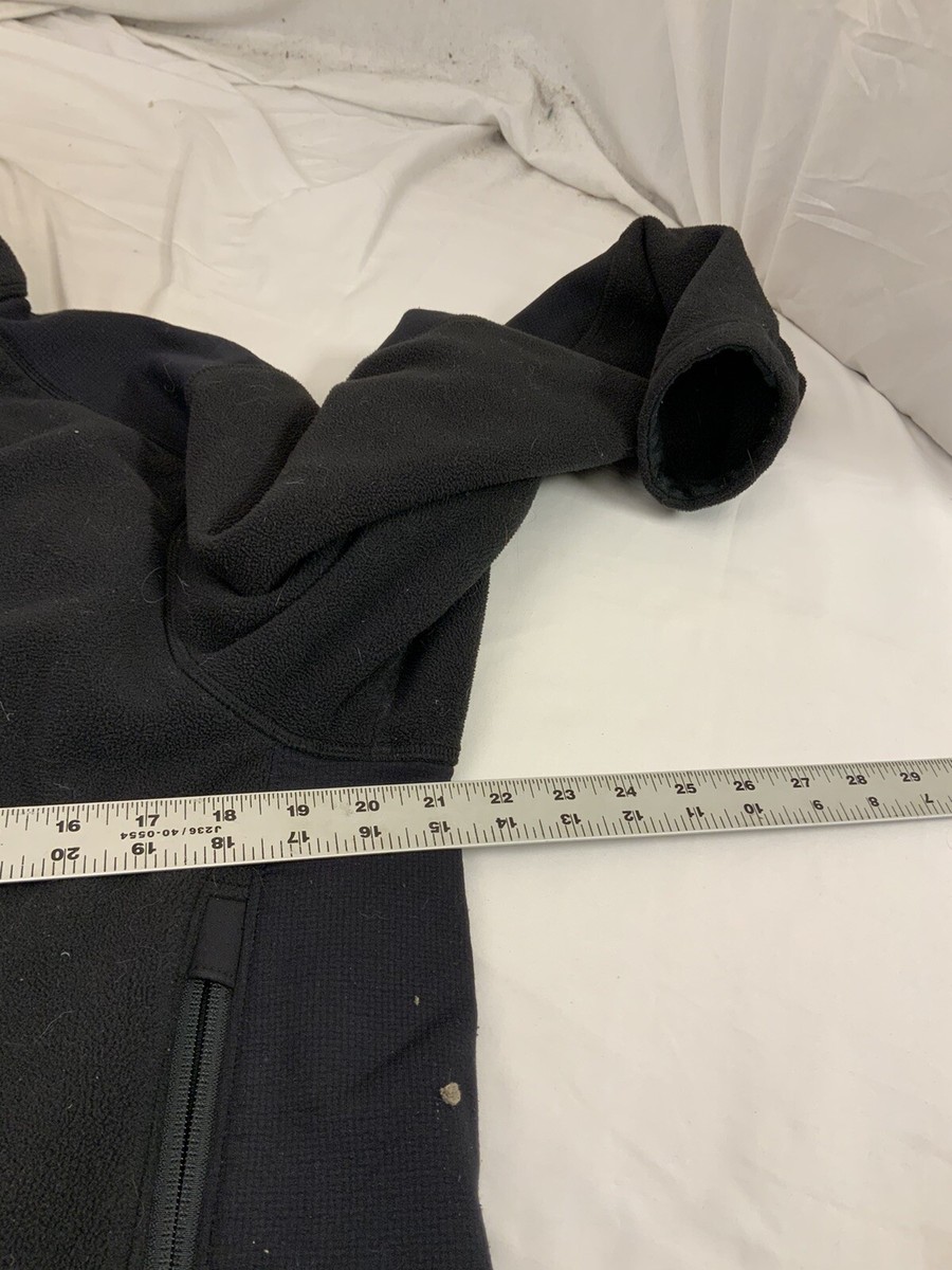 REI Fleece Jacket L Black Full Zip Pockets Long Sleeve YGI REI Fleece Jacket L Black Full Zip Pockets Long Sleeve YGI