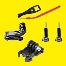Grade A+ Vertical Surface J Hook,Buckle Clip Base Mount Long Screw f Gopro Hero