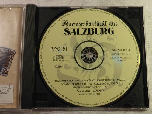 CD Harmonikastückl De Salzbourg Pongauer Fermier Polka Salzburger Walzer - Photo 5 sur 7