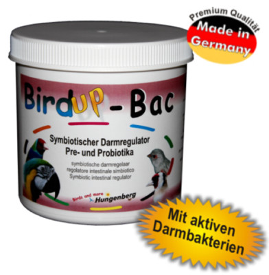 Birdup Bac 100g für Vögel Darmregulator Probiotika Prebiotika Darmflora
