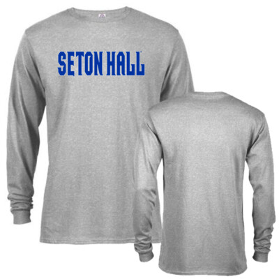 Seton Hall Pirates Seton Hall University Classic Arched Text Long Sleeve T-Shirt