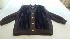 Mink Herringbone Jacket - William H Harris - Size Large