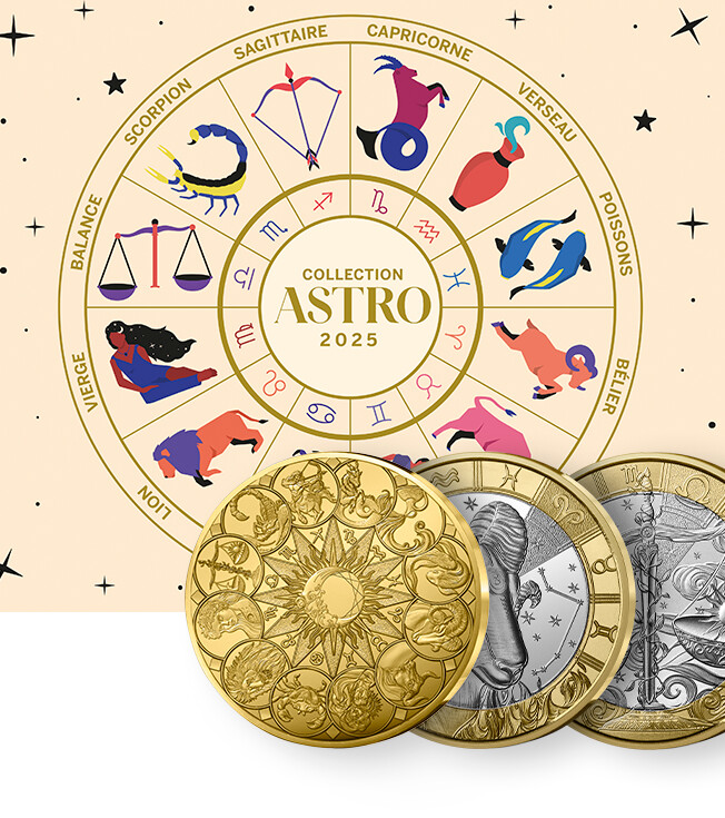Kocreat Pièce de monnaie porte-bonheur 12 constellations en argent commémorative - Réplique de pièces de monnaie antique - Réplique de la collection Verseau