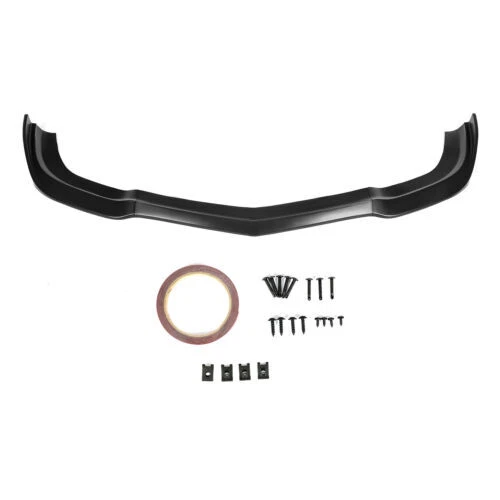 Para Dodge Charger SRT 11-14 preto fosco para-choque dianteiro divisor spoiler lábio 3 peças - Imagem 2 de 4