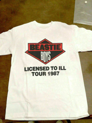 Beastie Boys Licensed To Ill Tour 1987 Hip hop Band Music Unisex T