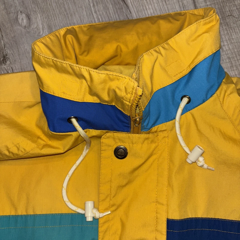 Jaqueta masculina vintage London Fog Color Block Wind Naut média 1991 Colorway 0313 - Imagem 4 de 4