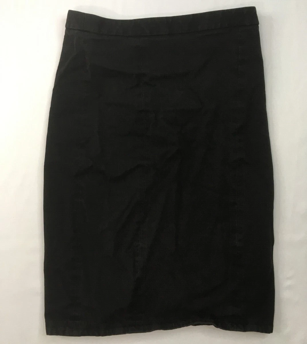 Jupe Crayon Noire Femme Banana Republic - Taille 6, Longueur Genoux, Coupe Droite - Occasion Très Bon état