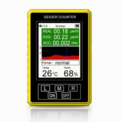 Geiger Counter Tube Nuclear Radiation Detector β γ X-Ray Dosimeter Monitor