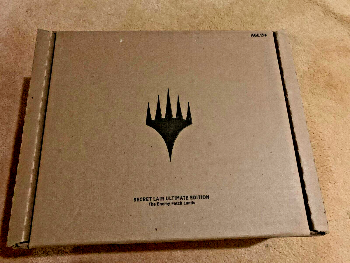 MTG Secret Lair Ultimate Edition Enemy Fetch lands (Brand New 