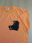 Hunting T-Shirt Push Hunting Orange with Boar Size S - 4XL 100% Cotton