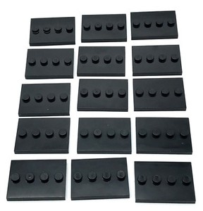 LEGO LOT OF 15 BLACK MINIFIGURE STAND 