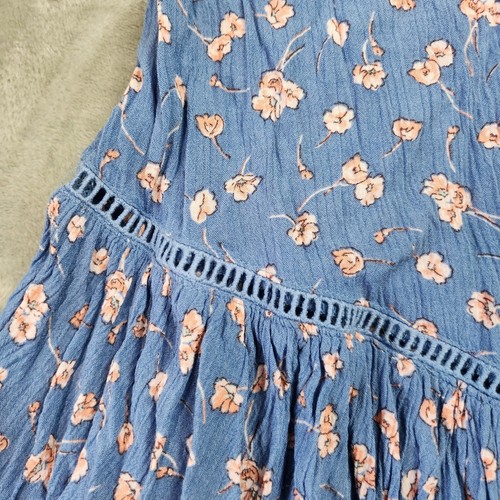 American Eagle Floral Skirt Womens L Tiered Boho Cottagecore Summer Feminine - Picture 3 of 6