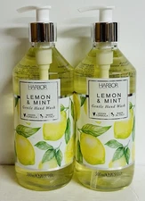 2-Pack Harbor ~ Lemon & Mint Gentle Hand Wash 16.9 fl oz Each