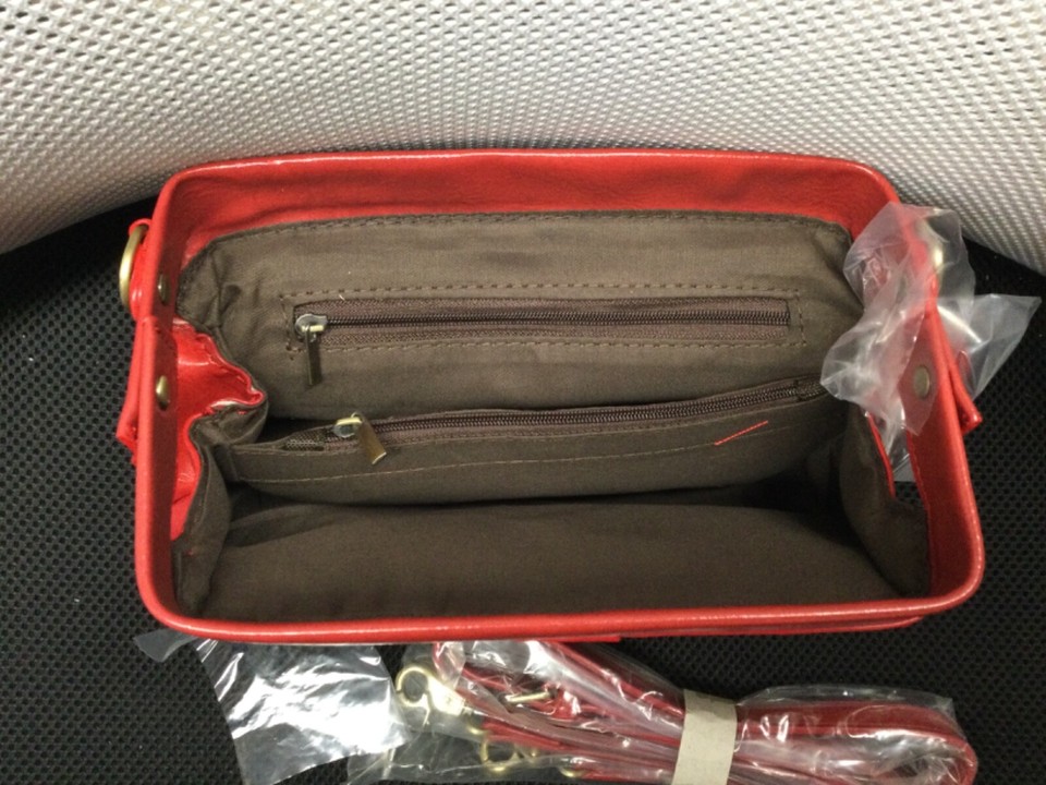 women's retro small shoulder bag, Faux leather flap button bag RED eBay