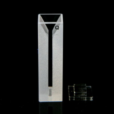 Micro Quartz Cuvette White Wall 0.7 mL, 1cm, 2mm,Cell Cuvettes Cells Quartz Cell