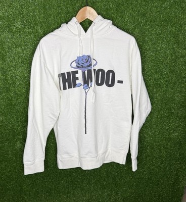 Pop Smoke x Vlone The Woo Hoodie Sweatshirt White Men s Size Medium Rap Drill
