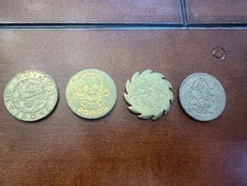 Vintage 90s Metal Slammers lot of 4 