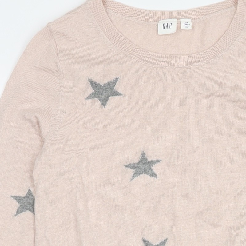 GAP Women's Pink Star Pattern Pullover Jumper XS - image 10