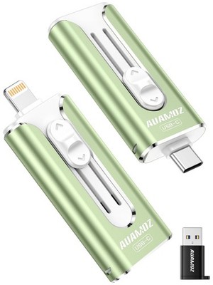 512GB Mini Dual Interface Flash Drive, Portable Memory Stick with iPhone 17/1...