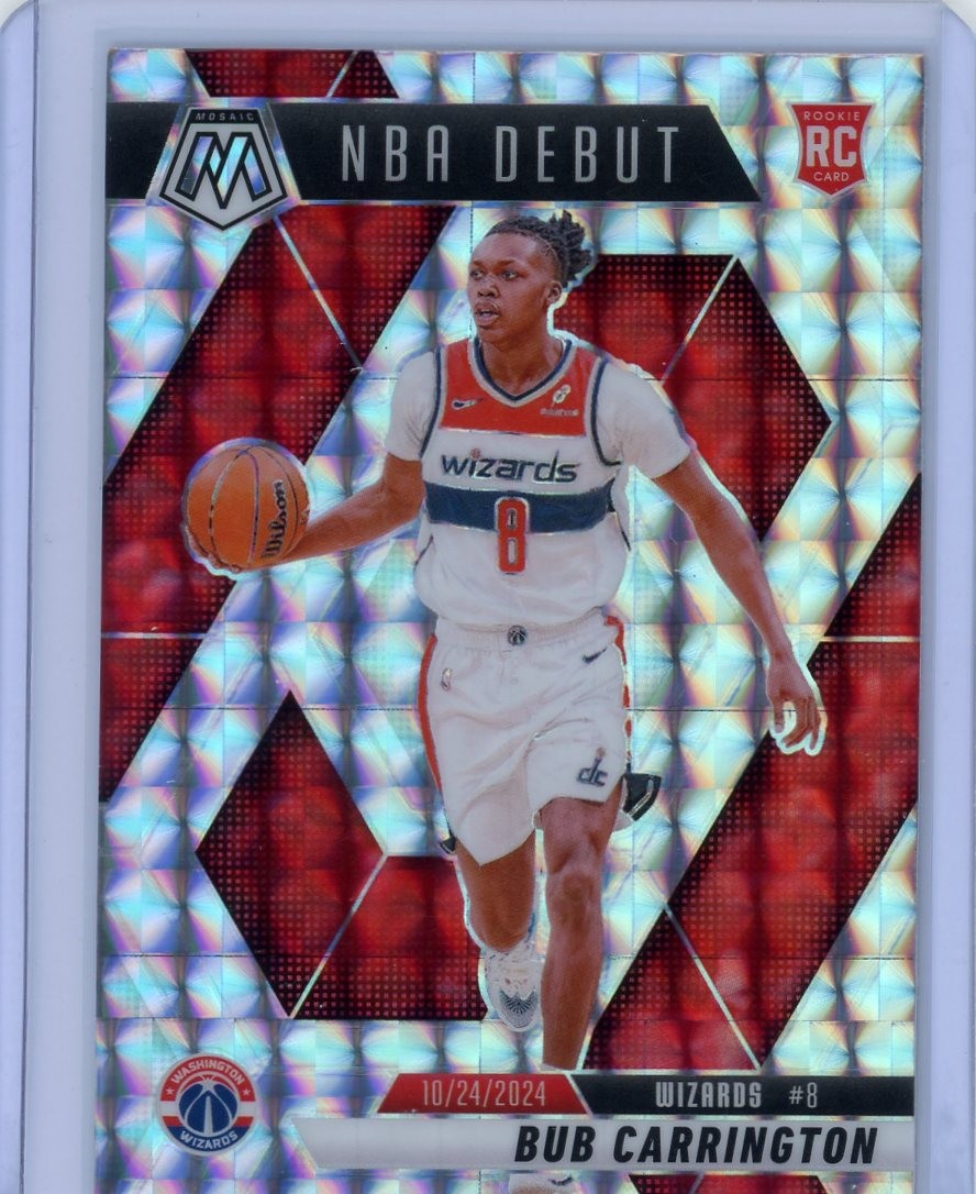 Bub Carrington 2024-25 Panini Mosaic #259 Silver