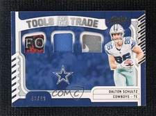 2022 Panini Absolute Tools of the Trade Triple Prime 43/49 Dalton Schultz 7ba