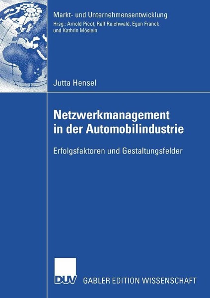 Netzwerkmanagement In Der Automobilindustrie Jutta Hensel-image