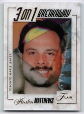 25/26 2025 FLAIR AUSTON MATTHEWS BW-16 3 ON 1 BREAKAWAY TORONTO MAPLE LEAFS