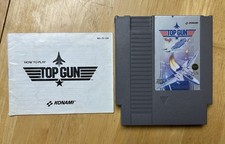 Top Gun NES Cartridge with Manual Included Tested 