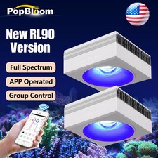 2PCS RL90 WiFi Reef Aquarium LED Light for 36"-48" SPS LPS Saltwater Coral Tank