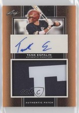 2019 Leaf Perfect Game National Showcase Orange 1/5 Tank Espalin Patch Auto 0q3