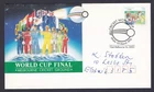 1992 CRICKET WORLD CUP FINAL DECIMAL STAMP SOUVENIR COVER #P104