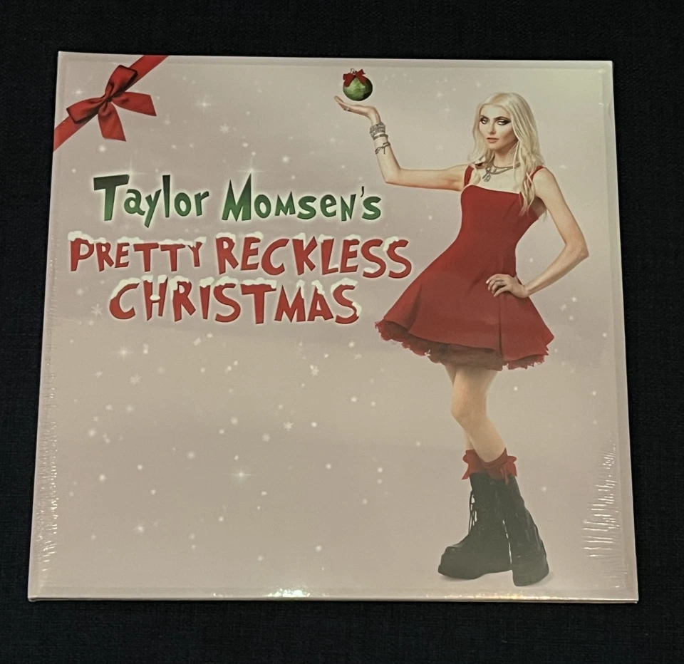 Taylor Momsen's THE PRETTY RECKLESS CHRISTMAS RED  Vinyl SIGNED IN HAND - Image 2 of 3