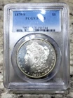 1879 s MORGAN SILVER DOLLAR $1 PCGS MS 65 Blast White & Stunning Semi PL OBV.