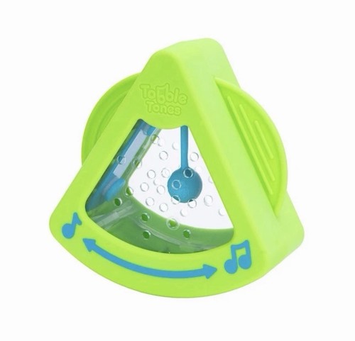 FAT BRAIN TOYS - Tobble Tones Musical Baby Toy (FA360-1) Green Infant Instrument