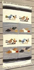 VINTAGE BEAUTIFUL 100% WOOL NATIVE AMERICAN BIRD WALL HANGING~27" x 56"~PRISTINE