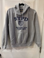 NYPD Hoodie Sweatshirt Medium Official Licensed New York Police Dept