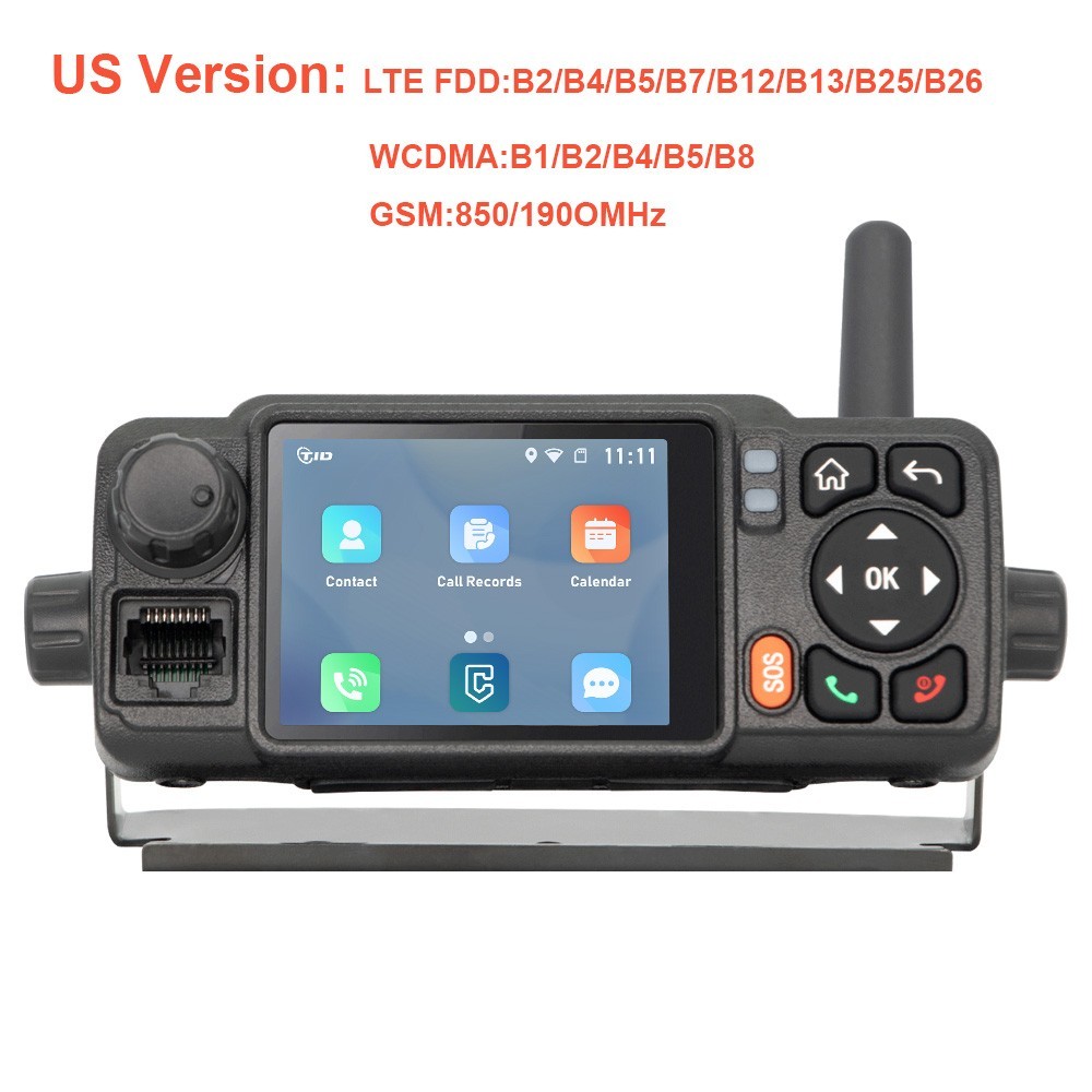 ANYSECU TD-M6Plus Android 7.1 4G Network Radio GPS ZELLO Real-PTT