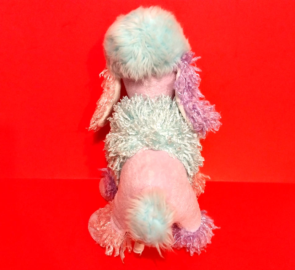 Webkinz Poofy Poodle Stuffed Plush Dog No Code Ganz HM708 French Kids Toy Animal - Image 4 of 4
