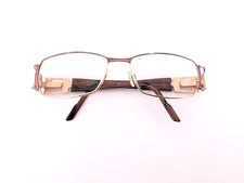 Cazal Eyeglasses, Frames Only, MOD 4154 COL 125 Gold, 53-16-125, Germany