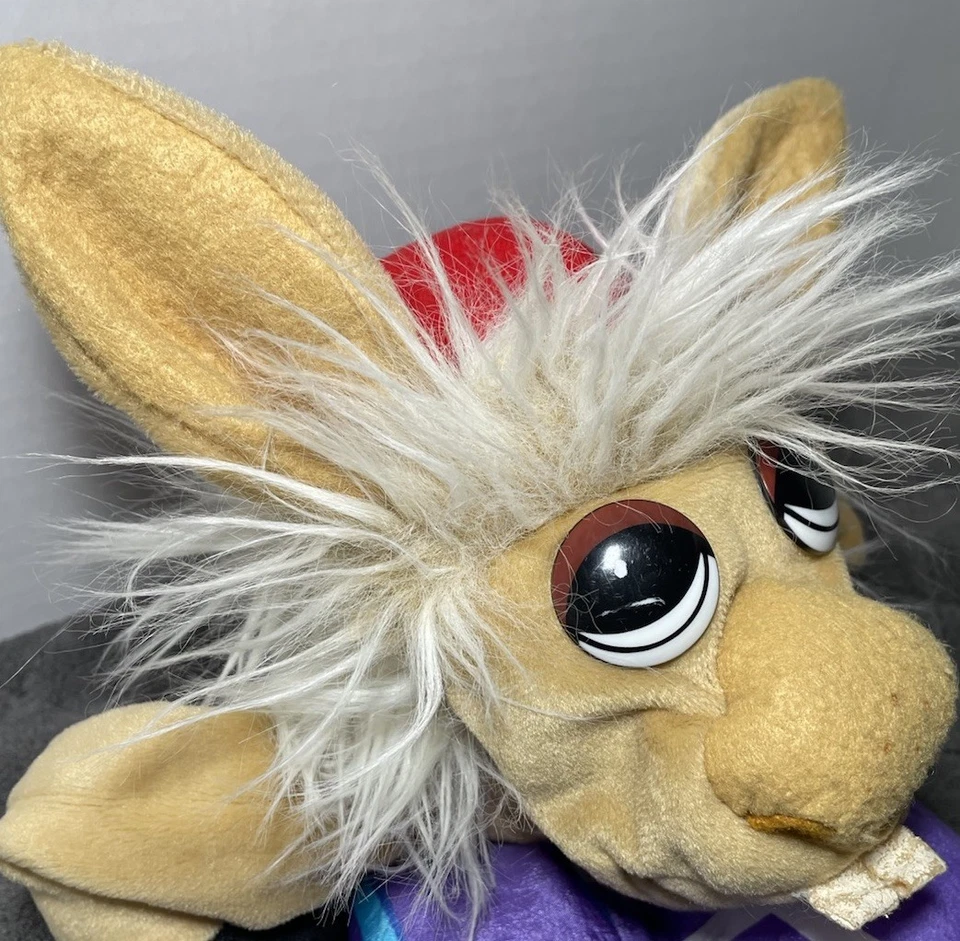 Juguete de peluche vintage Charlie Horse cuerpo completo marioneta de mano Shari Lewis Lamb Chop 16"" Foto 3 de 4