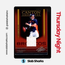 2006 PLAYOFF ABSOLUTE MEMORABILIA #CA-25 JOHN ELWAY CANTON ABSOLUTES JERSEY /150