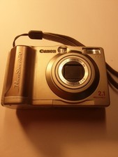 Canon PowerShot A20 Digital Camera 2.1MP 3x Zoom Silver Vintage Japan 2-18