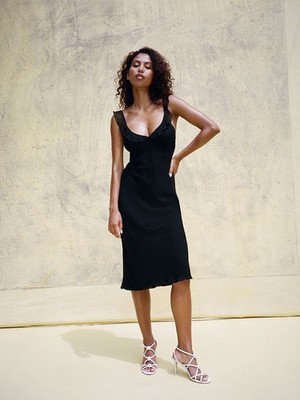 Realisation Par Black The Gemma NEW Black Dress - Size S - 0901SC