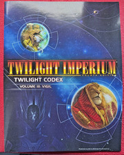 TWILIGHT IMPERIUM 4ed CODEX VOLUME 3 III VIGIL - ENGLISH ENG - KOMPLETT 100% NEU