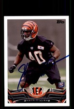 Signed Football Card Auto Shawn Williams 2013 Topps #335 Cincinnati Bengals