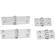 Speedway 1928-1929 Ford Model A Open Car Door Hinges Stainless Steel Set4